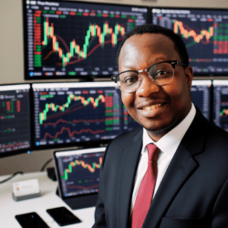 Patrick Mahinge speaking at an event